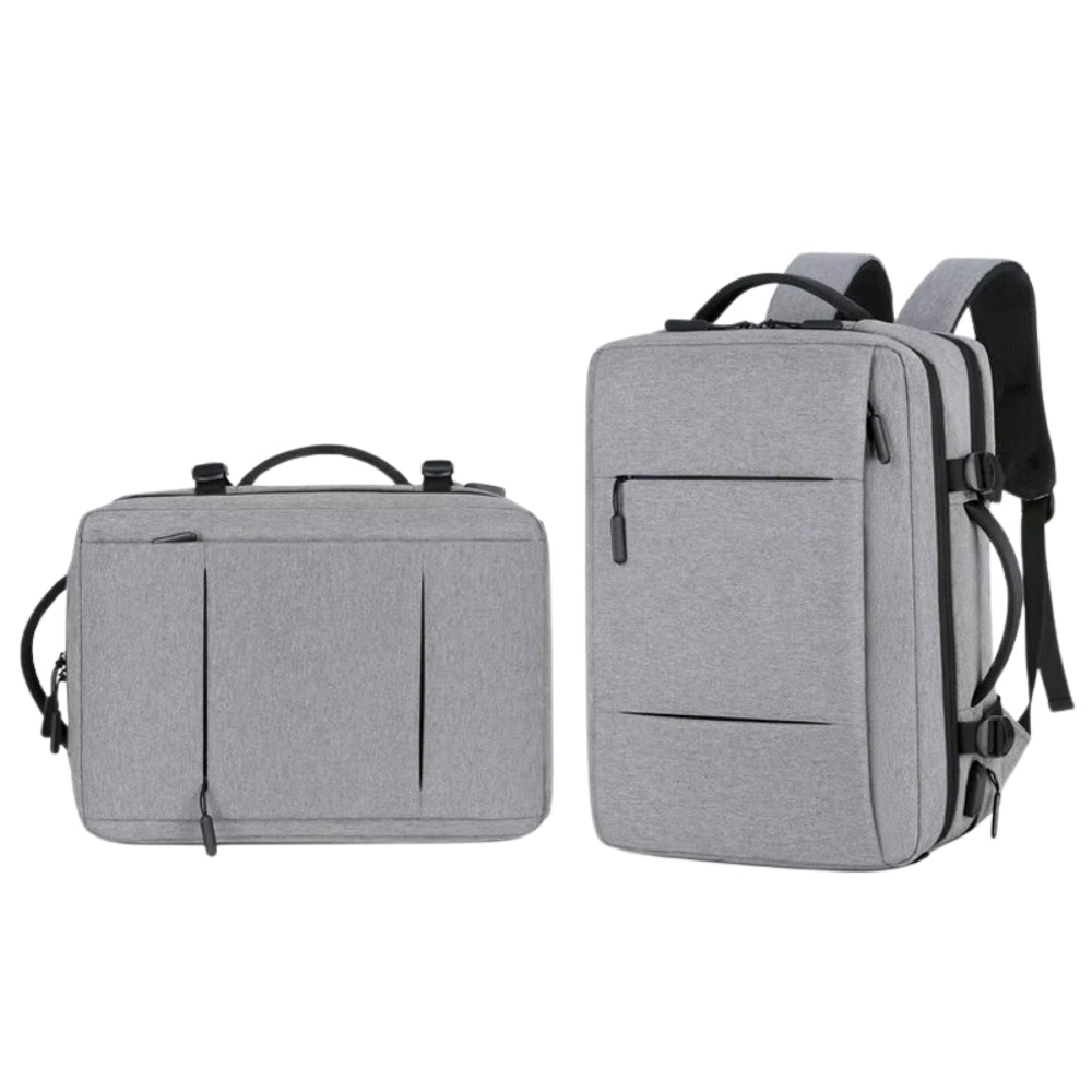 Expandable Travel Backpack with USB Port – Waterproof & Large Capacity