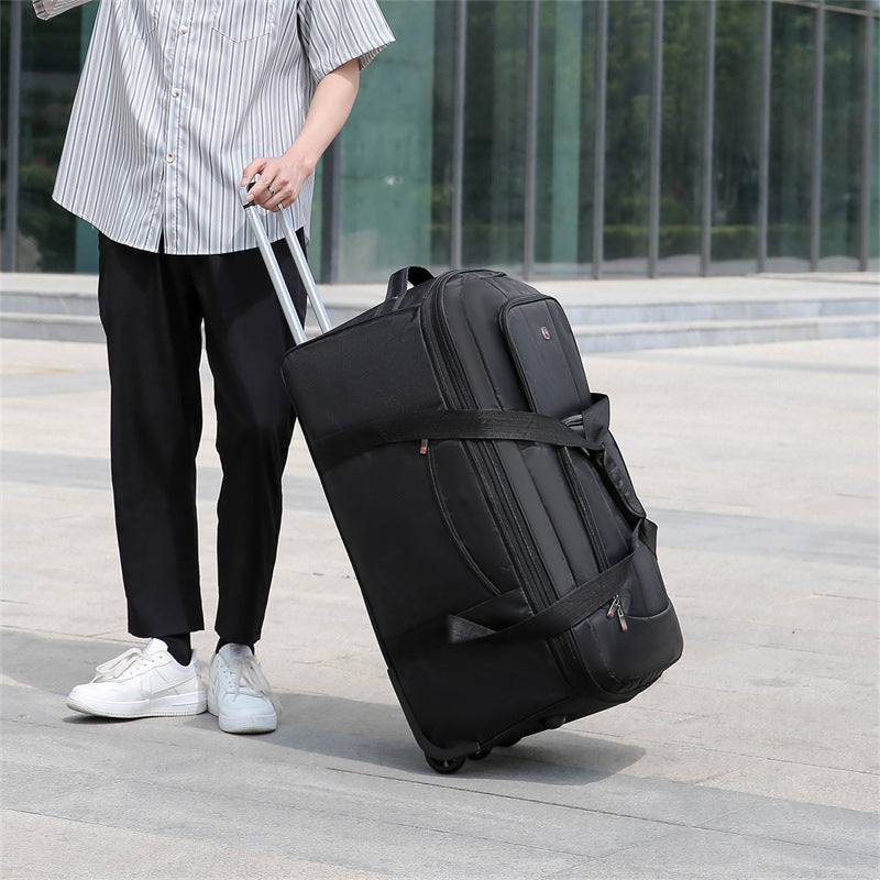 Wheeled Travel Bag – Waterproof Oxford Rolling Luggage Tote