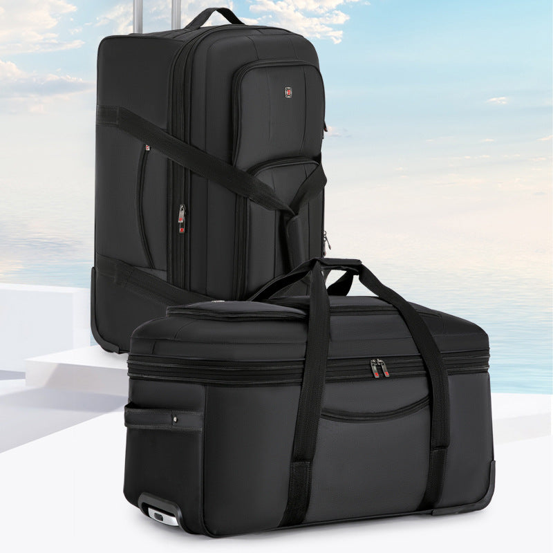 Wheeled Travel Bag – Waterproof Oxford Rolling Luggage Tote