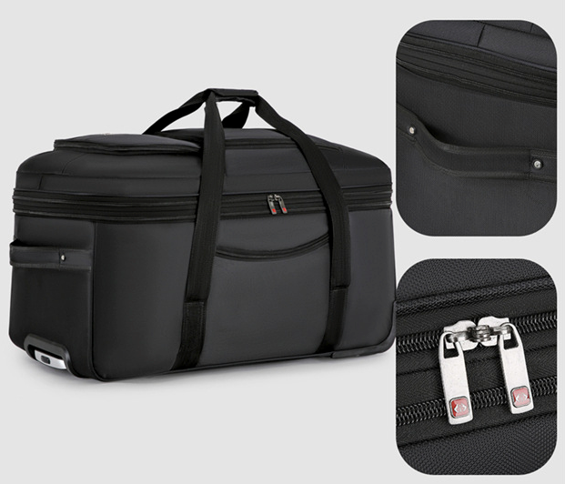 Wheeled Travel Bag – Waterproof Oxford Rolling Luggage Tote