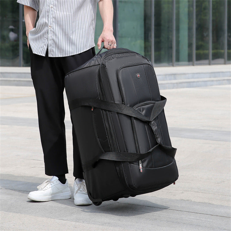 Wheeled Travel Bag – Waterproof Oxford Rolling Luggage Tote
