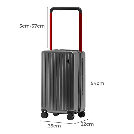 Slimbridge 20" Luggage Wide Handle TSA Lock Grey-1910112245350797314