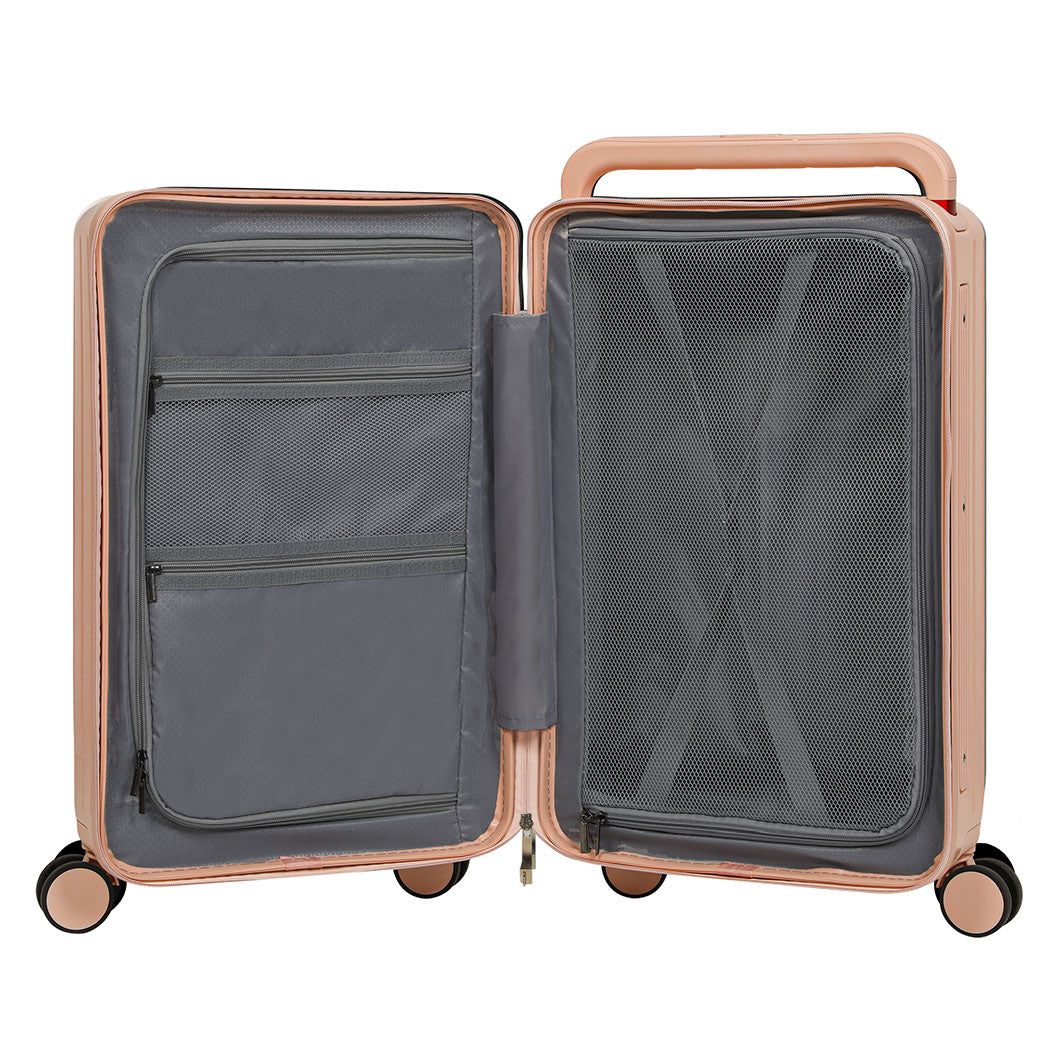 Slimbridge 26" Luggage Wide Handle Hard Case Pink-1910112245883473925