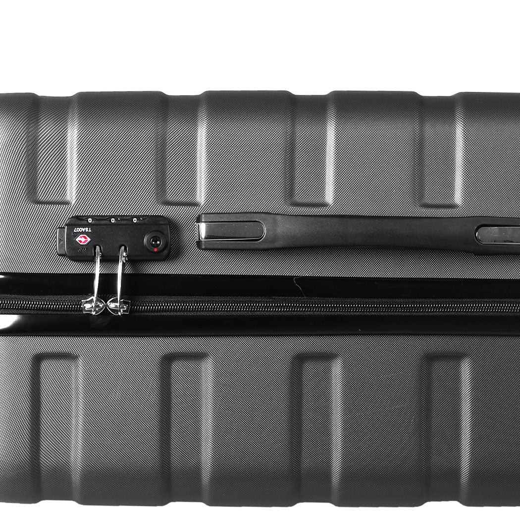 Slimbridge 3PC Luggage sets Suitcase Dark Grey-1919892861051080709