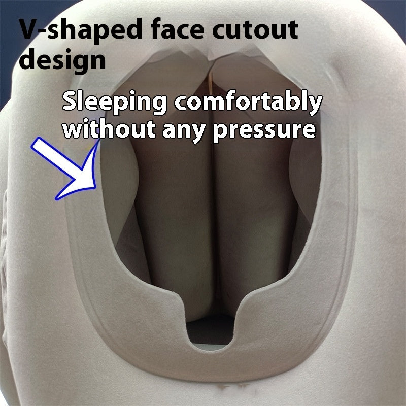 Portable Travel Inflatable Pillow Long Distance Neck Pillow