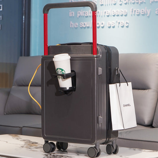 New Wide Draw-Bar Carry-On Luggage – Lightweight & Functional (18” & 20”)