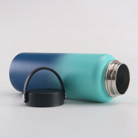 950ml / 1200ml Gradient Stainless Steel Vacuum Insulated Thermos Water Bottle (multi-colour)