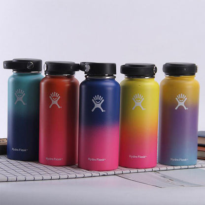 950ml / 1200ml Gradient Stainless Steel Vacuum Insulated Thermos Water Bottle (multi-colour)