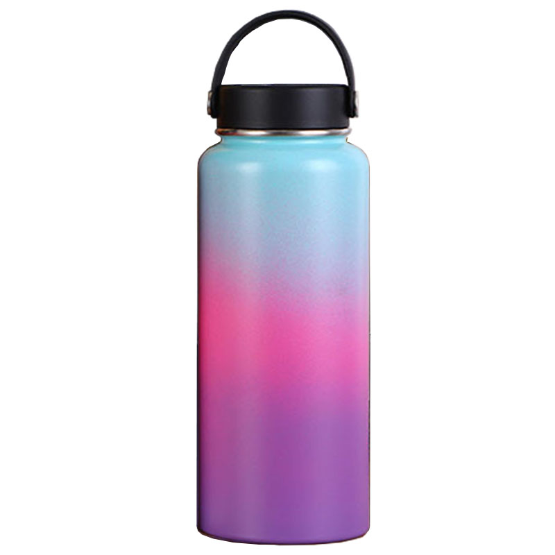 950ml / 1200ml Gradient Stainless Steel Vacuum Insulated Thermos Water Bottle (multi-colour)