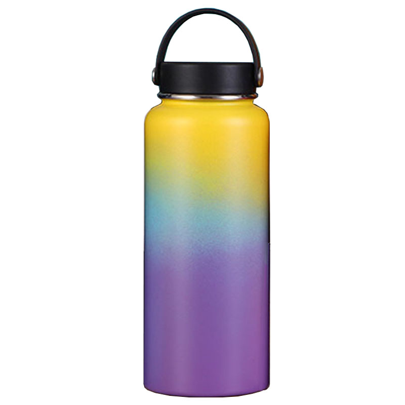 950ml / 1200ml Gradient Stainless Steel Vacuum Insulated Thermos Water Bottle (multi-colour)