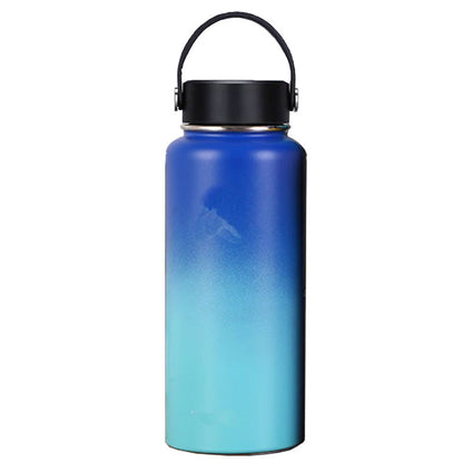 950ml / 1200ml Gradient Stainless Steel Vacuum Insulated Thermos Water Bottle (multi-colour)