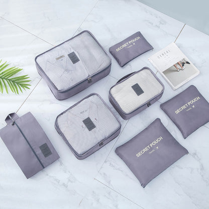 6 Pack Travel Packing Organiser – Waterproof Storage Organiser Set (3 cubes, 3 bags)