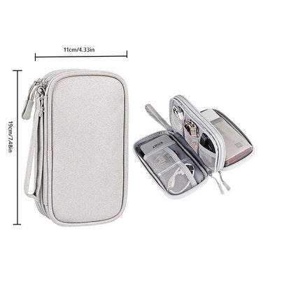 Travel Portable Digital Storage Bag – USB Cable & Gadget Organiser