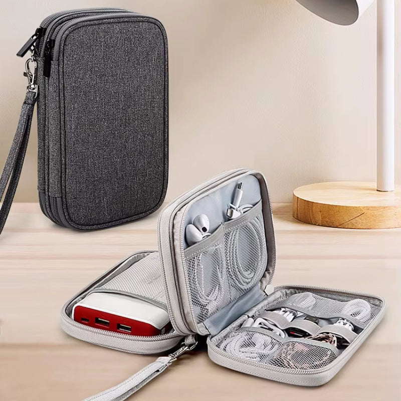 Travel Portable Digital Storage Bag – USB Cable & Gadget Organiser