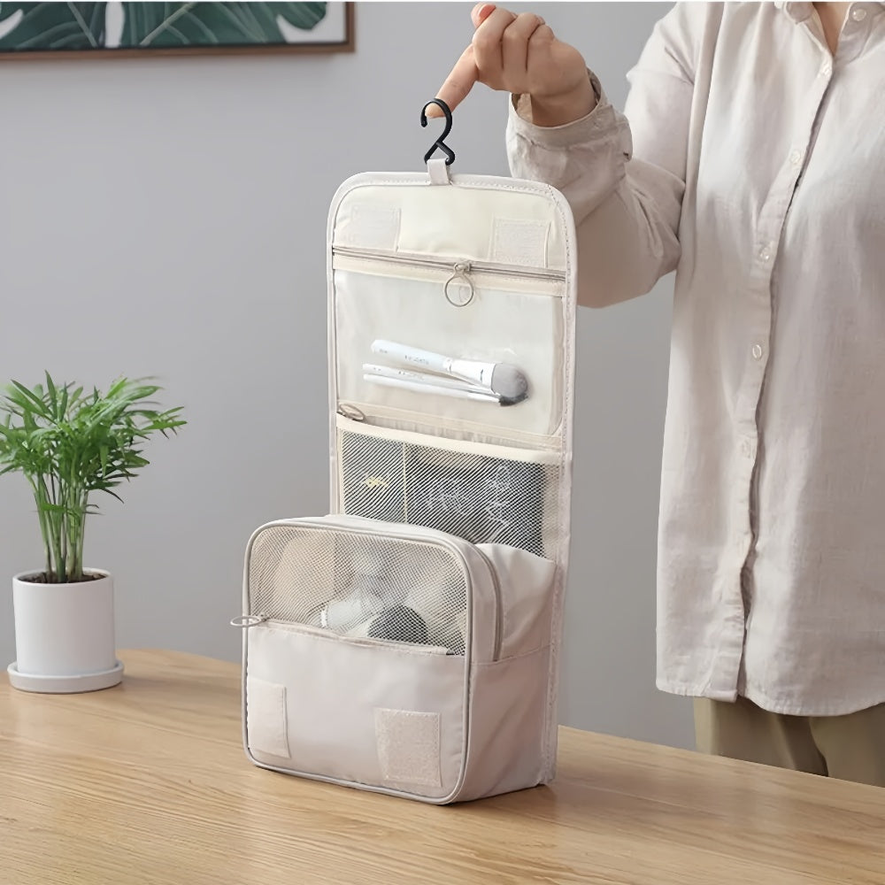 Waterproof Hanging Toiletry Bag – Organised Storage for Travel Essentials