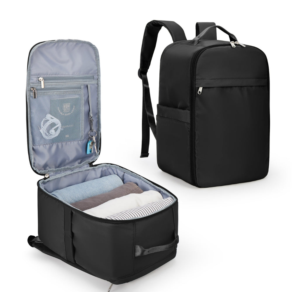 Cabin-Size Travel Backpack – Lightweight, Water-Resistant, with USB Port