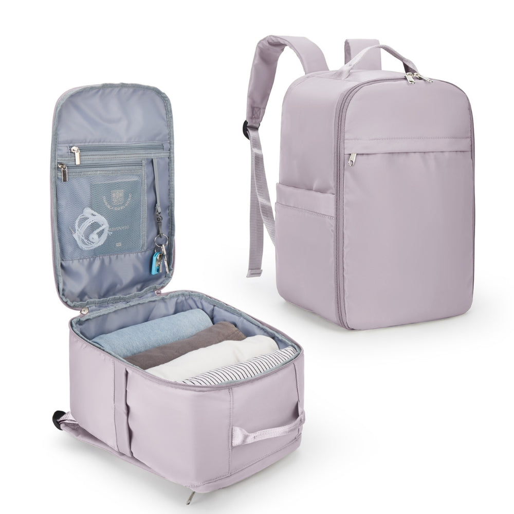 Cabin-Size Travel Backpack – Lightweight, Water-Resistant, with USB Port