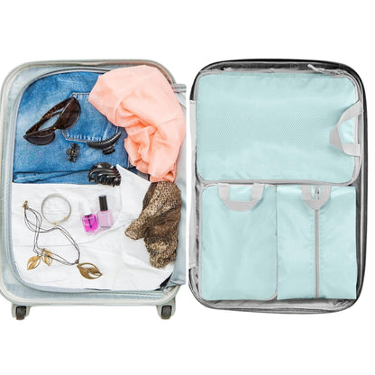 6-Piece Compression Packing Cube Set – Space-Saving Travel Storage Bags