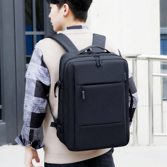 Expandable Travel Backpack with USB Port – Waterproof & Large Capacity