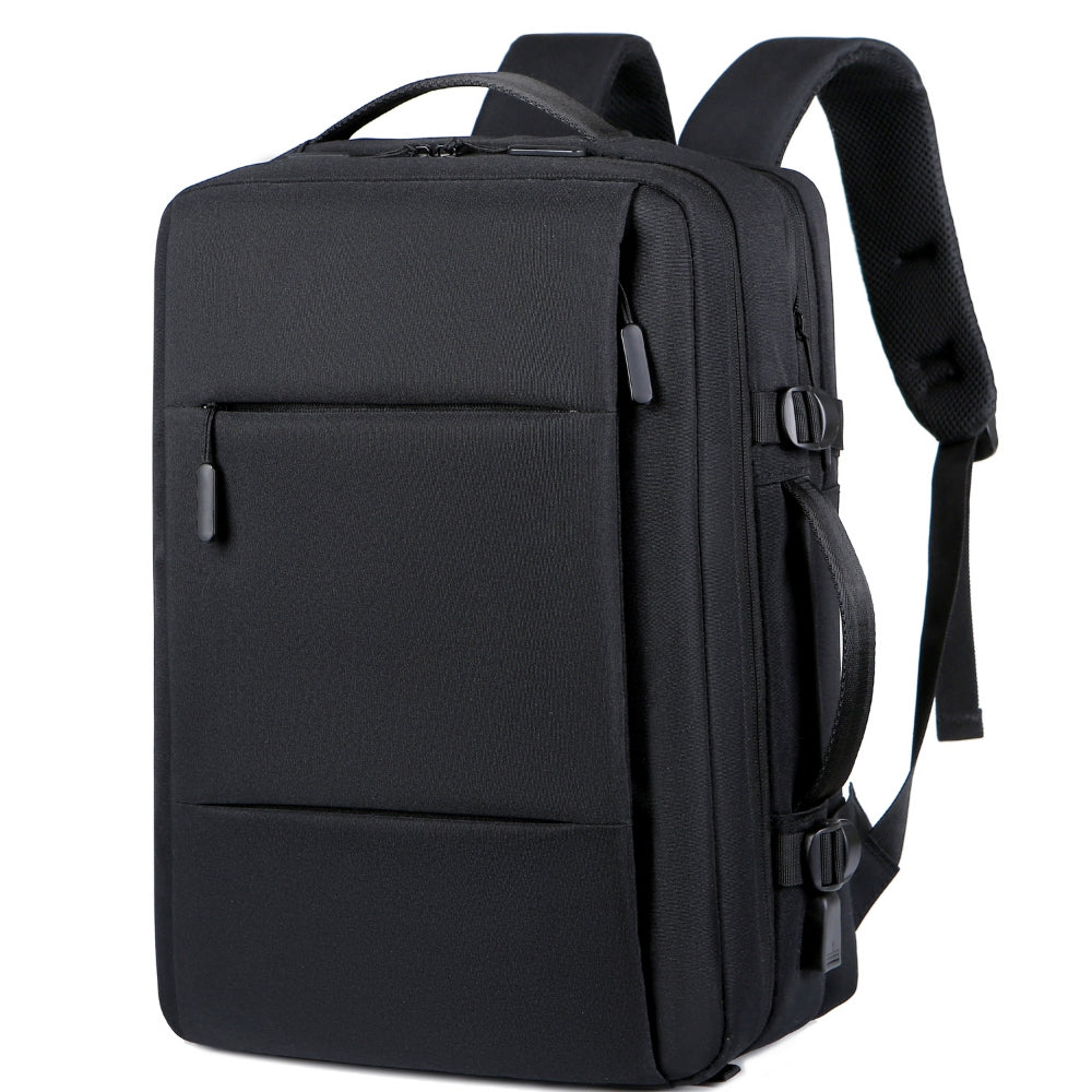 Expandable Travel Backpack with USB Port – Waterproof & Large Capacity