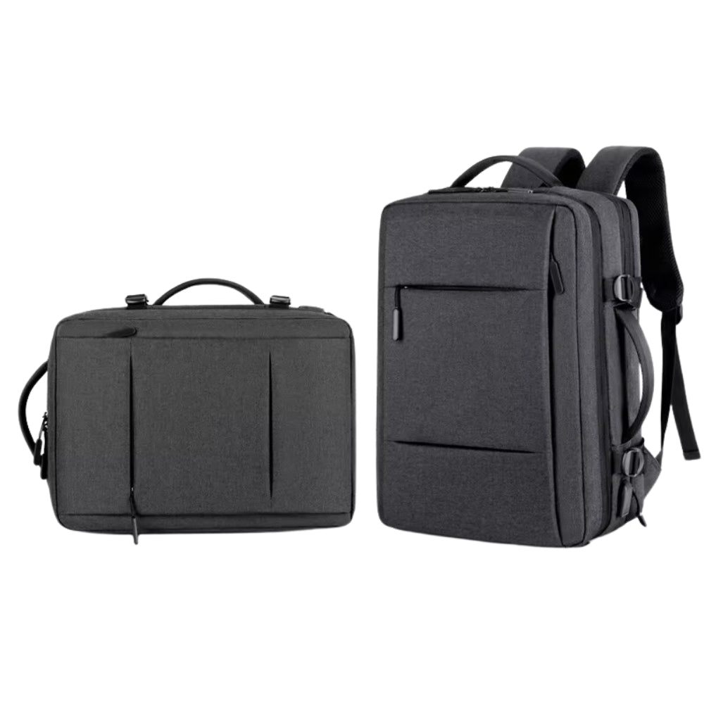 Expandable Travel Backpack with USB Port – Waterproof & Large Capacity