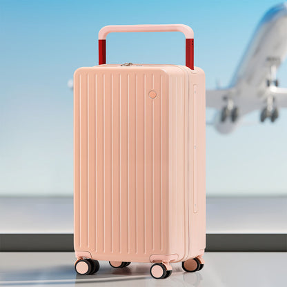 Slimbridge 26" Luggage Wide Handle Hard Case Pink-1910112245883473926