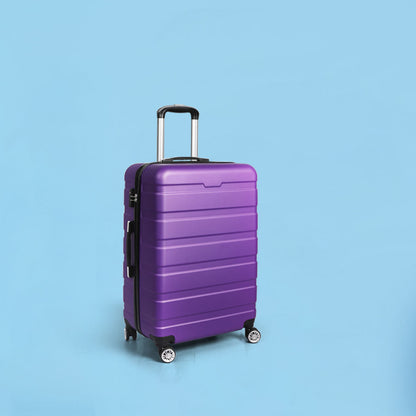 Slimbridge 20" Carry On Luggage Case Purple 20 inch-1910112836118515719
