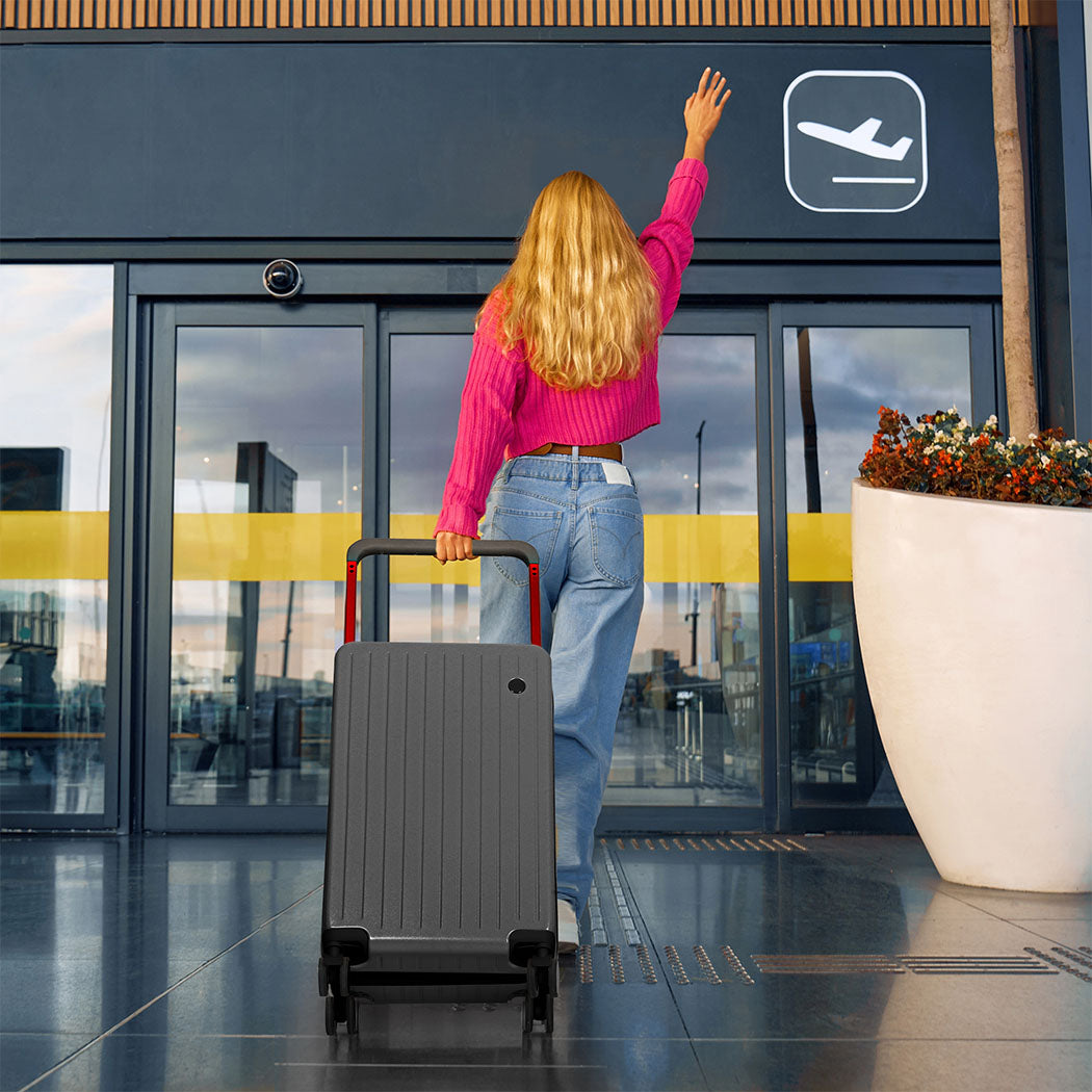 Slimbridge 26" Luggage Wide Handle Hard Case Grey-1910112245694730247