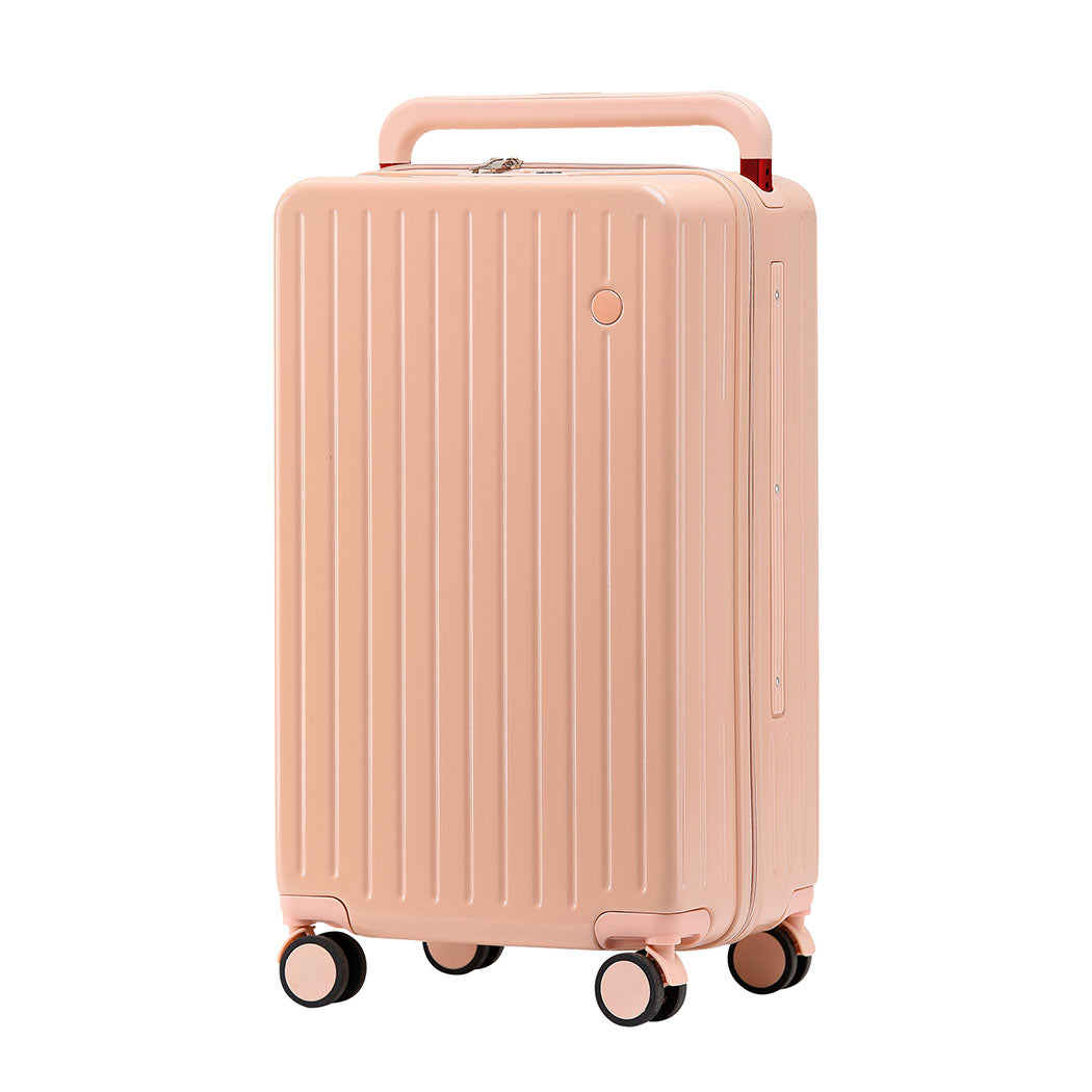 Slimbridge 20" Luggage Wide Handle TSA Lock Pink-1910112245531152384
