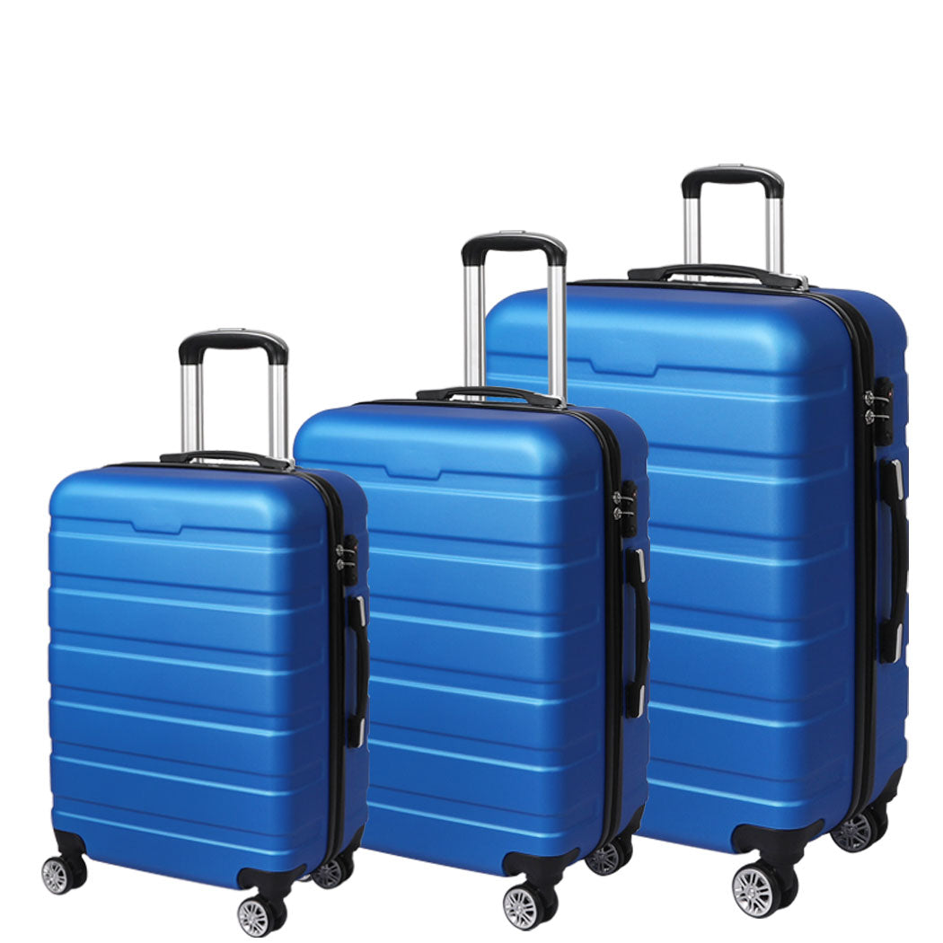 Slimbridge 3PC Luggage sets Suitcase Blue-1919892860862337024