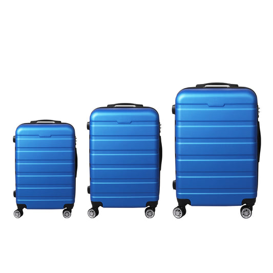 Slimbridge 3PC Luggage sets Suitcase Blue-1919892860862337025