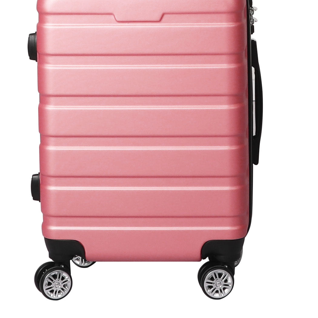 Slimbridge 20" Carry On Luggage Case Rose Gold 20 inch-1910112836286287875