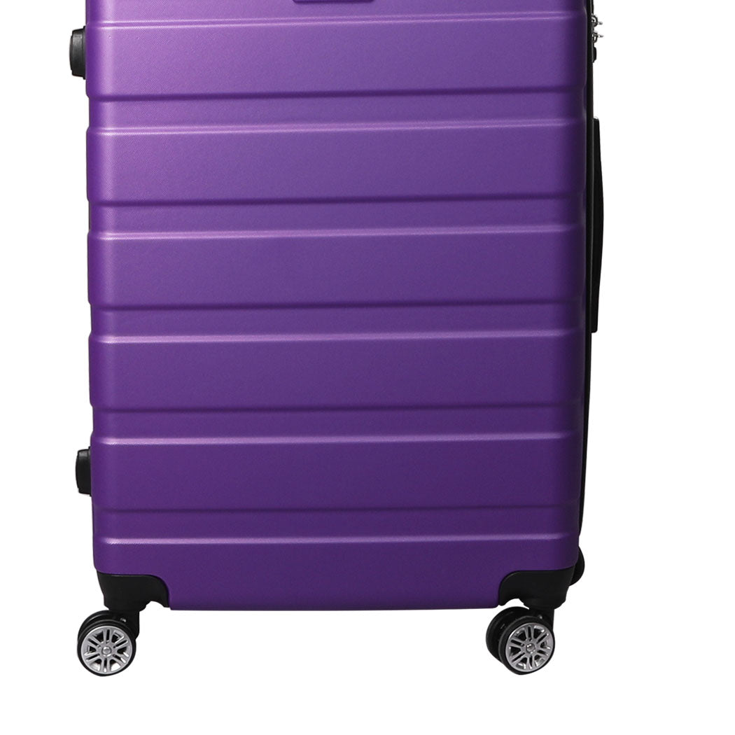 Slimbridge 3PC Luggage sets Suitcase Purple-1919892861579563011