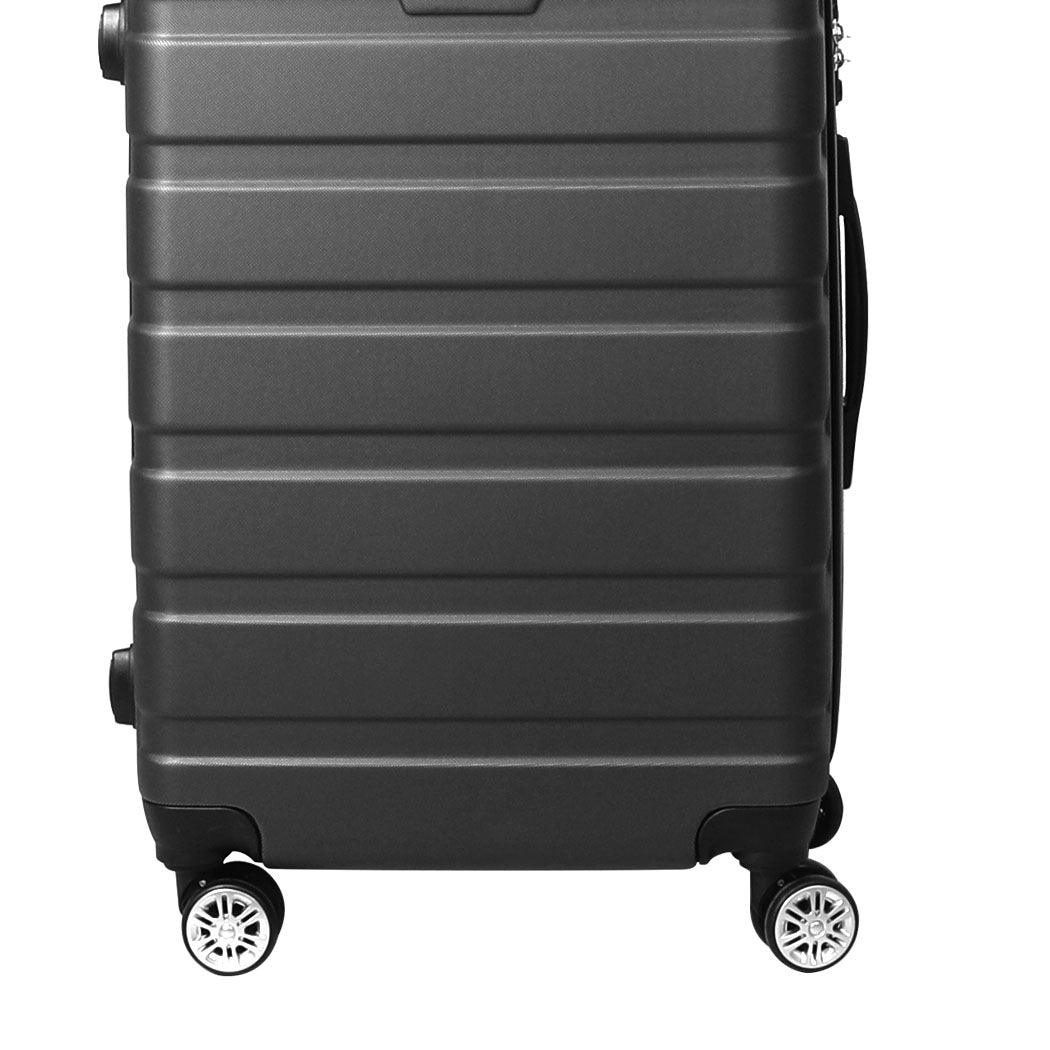 Slimbridge 3PC Luggage sets Suitcase Dark Grey-1919892861051080707