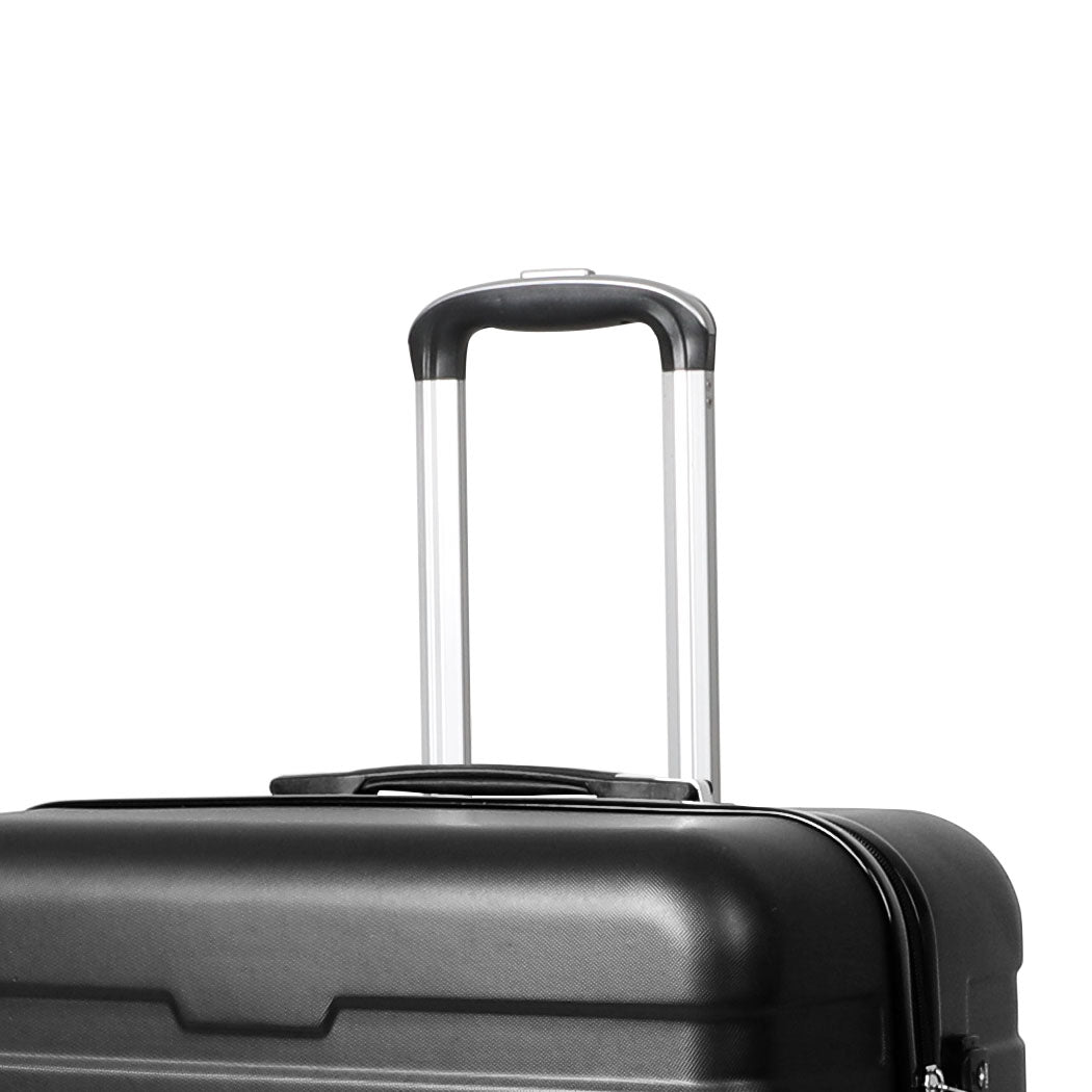 Slimbridge 3PC Luggage sets Suitcase Black-1919892860673593348
