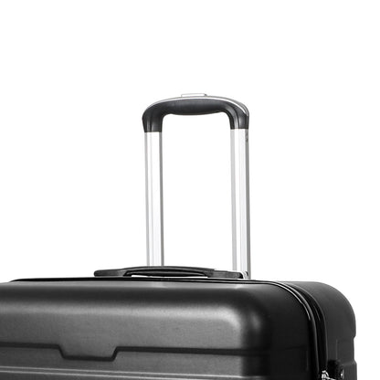 Slimbridge 3PC Luggage sets Suitcase Black-1919892860673593348