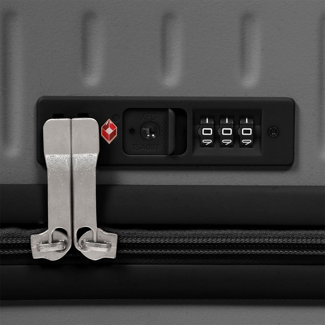 Slimbridge 20" Luggage Wide Handle TSA Lock Grey-1910112245350797316