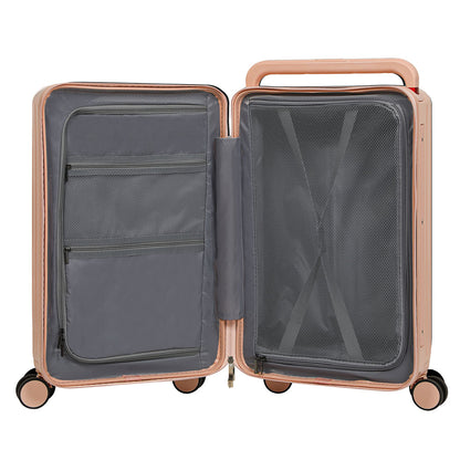 Slimbridge 26" Luggage Wide Handle Hard Case Pink-1910112245883473925