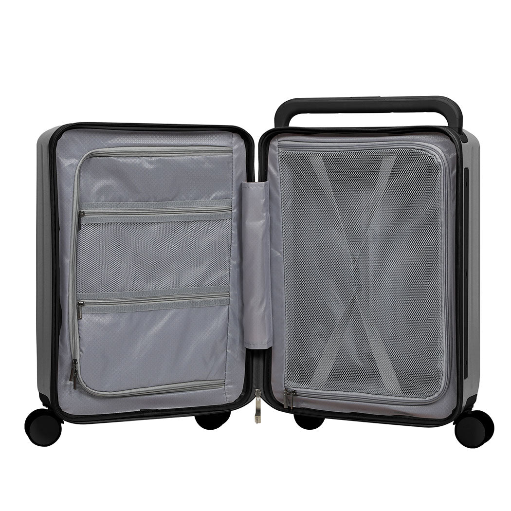 Slimbridge 20" Luggage Wide Handle TSA Lock Grey-1910112245350797317