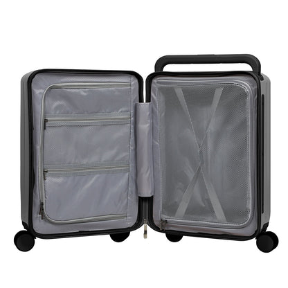 Slimbridge 20" Luggage Wide Handle TSA Lock Grey-1910112245350797317