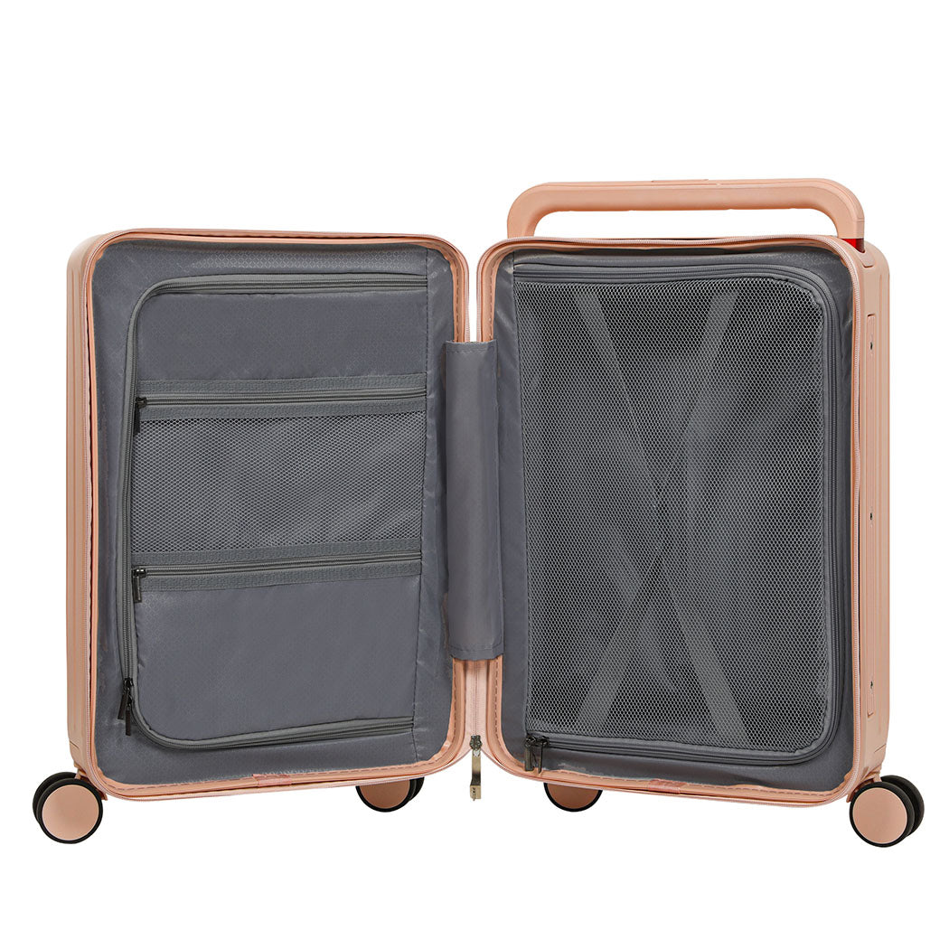 Slimbridge 20" Luggage Wide Handle TSA Lock Pink-1910112245531152389