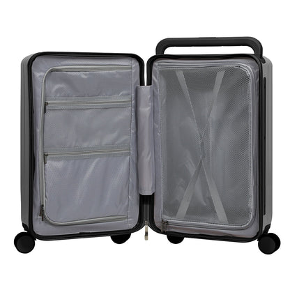 Slimbridge 26" Luggage Wide Handle Hard Case Grey-1910112245694730245