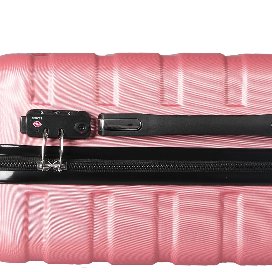 Slimbridge 20" Carry On Luggage Case Rose Gold 20 inch-1910112836286287877