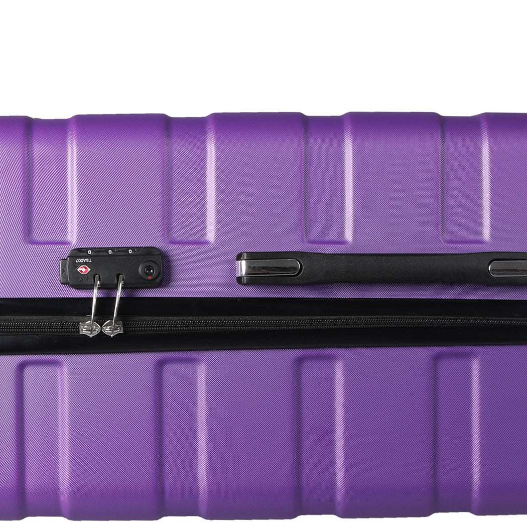 Slimbridge 3PC Luggage sets Suitcase Purple-1919892861579563013